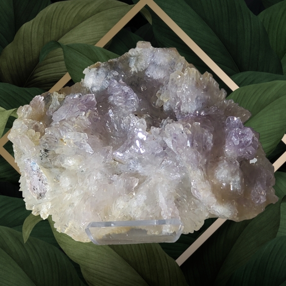 Rare gorgeous natural Lavender amethyst flower cluster - Picture 5 of 15
